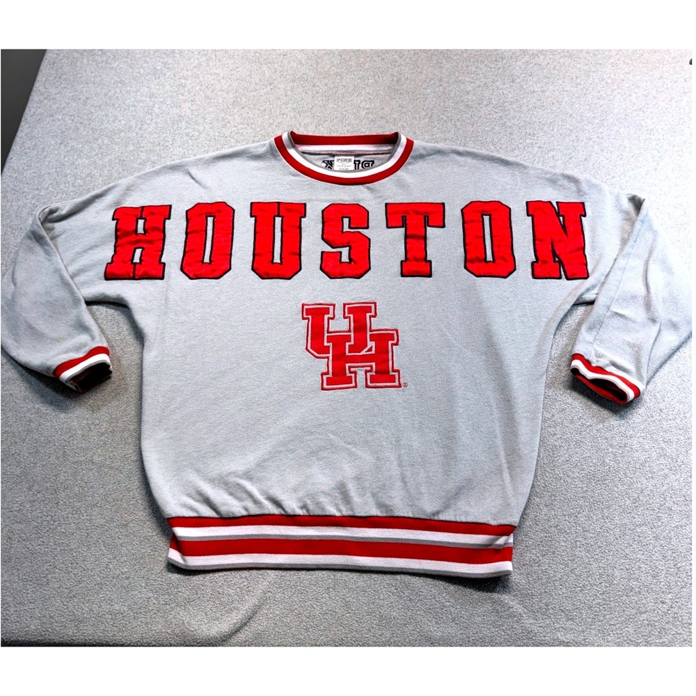 PINK Victoria's Secret 5th & Ocean Houston Cougars UH Sweatshirt Womens XS Coogs